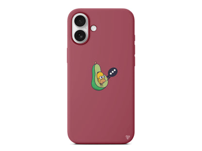 Avokado Simpson Lansman Model İçi Kadife Silikon Telefon Kılıfı – Plus Serisine Özel