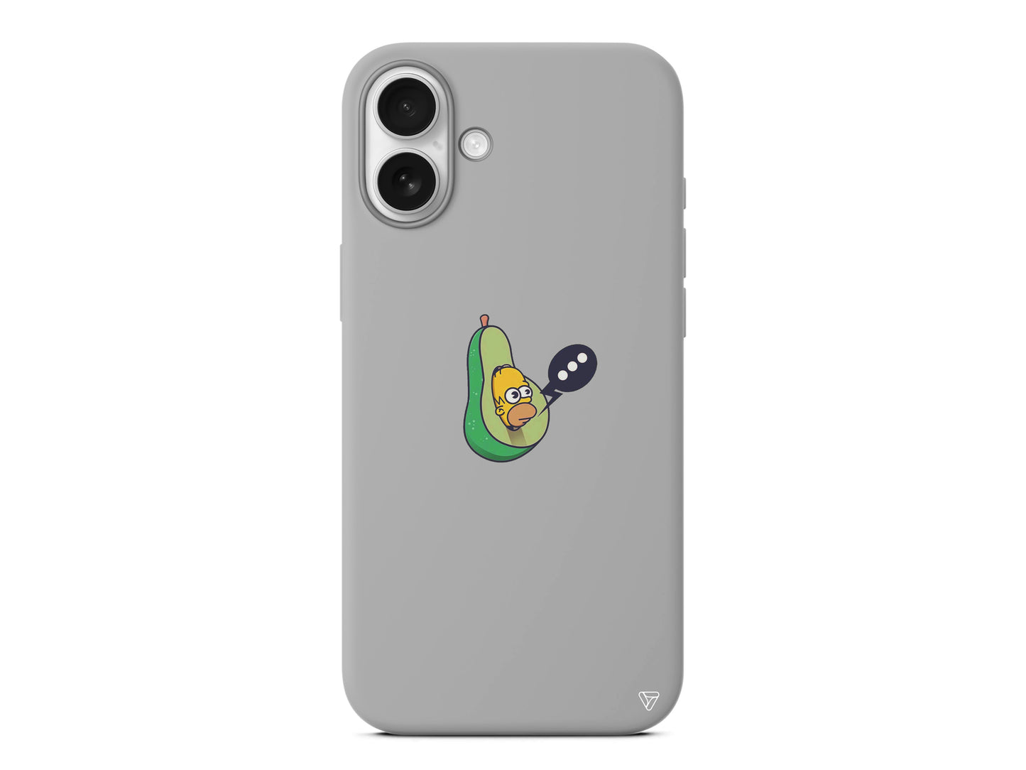 Avokado Simpson Lansman Model İçi Kadife Silikon Telefon Kılıfı – Plus Serisine Özel