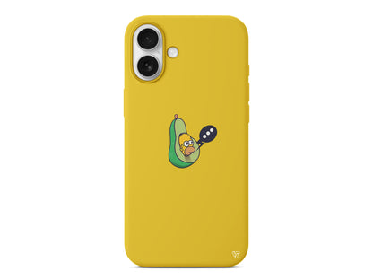 Avokado Simpson Lansman Model İçi Kadife Silikon Telefon Kılıfı – Plus Serisine Özel