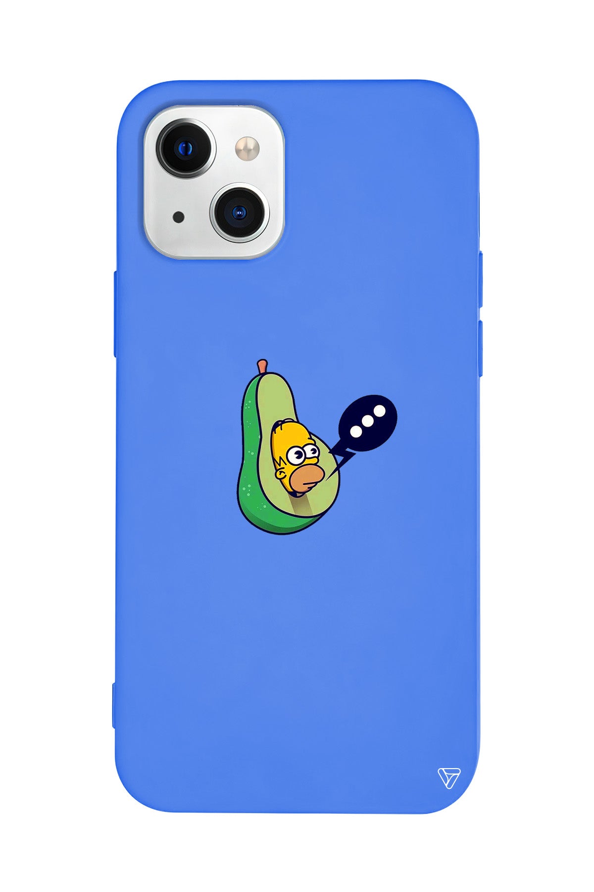 Avokado Simpson Lansman Model İçi Kadife Silikon Telefon Kılıfı – Plus Serisine Özel