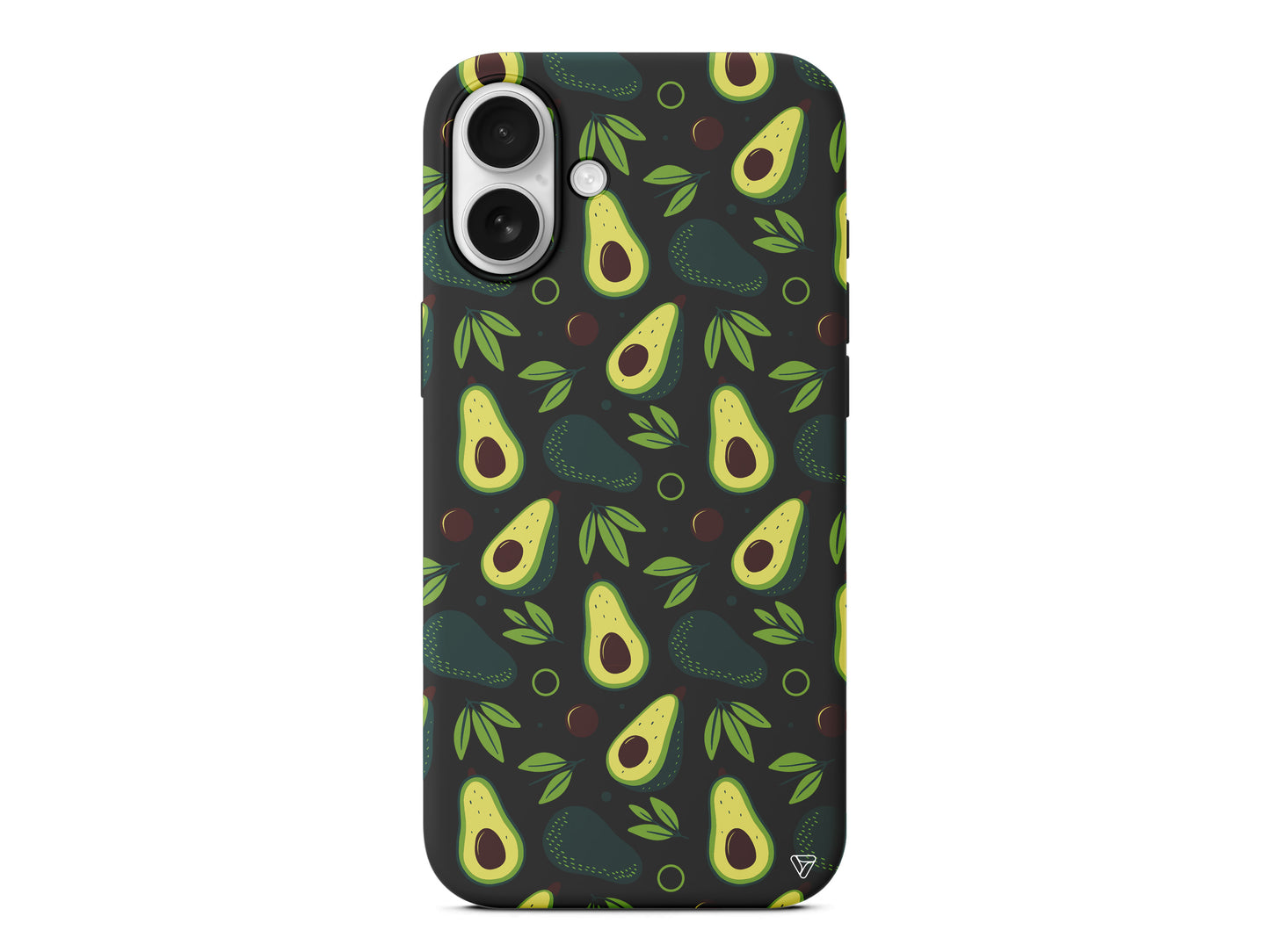 Avokado Deseni Lansman Model İçi Kadife Silikon Telefon Kılıfı – Plus Serisine Özel