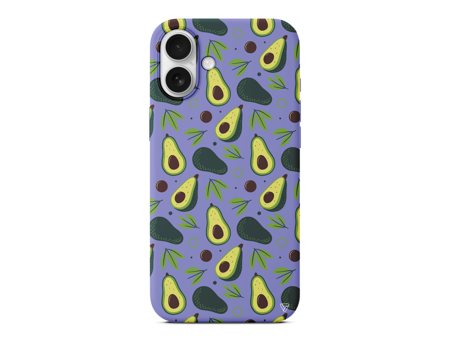 Avokado Deseni Lansman Model İçi Kadife Silikon Telefon Kılıfı – Plus Serisine Özel