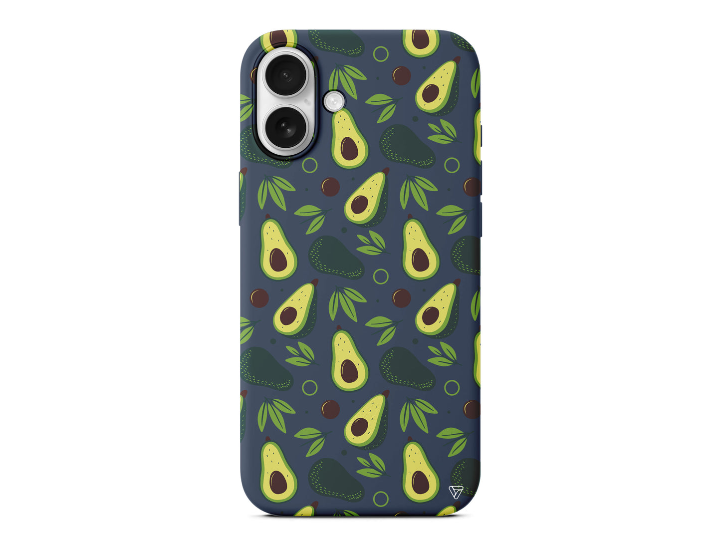 Avokado Deseni Lansman Model İçi Kadife Silikon Telefon Kılıfı – Plus Serisine Özel
