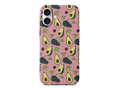Avokado Deseni Lansman Model İçi Kadife Silikon Telefon Kılıfı – Plus Serisine Özel