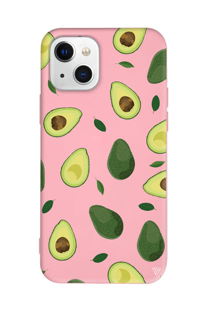 Avokadolar Lansman Model İçi Kadife Silikon Telefon Kılıfı