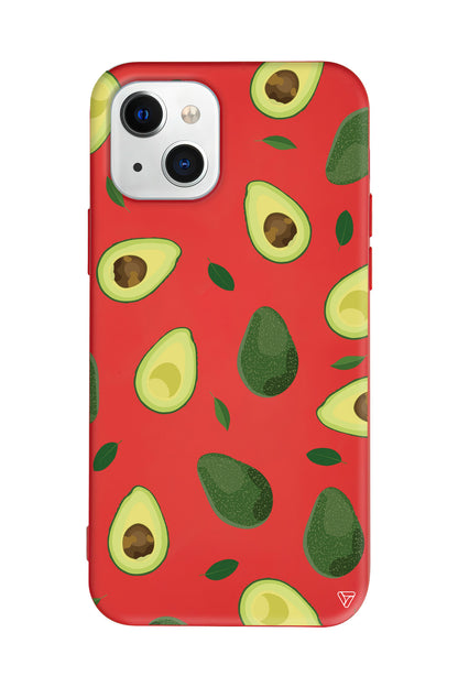 Avokadolar Lansman Model İçi Kadife Silikon Telefon Kılıfı – Plus Serisine Özel