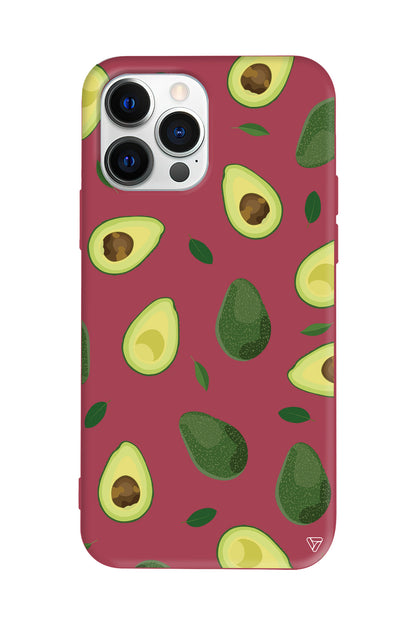 Avokadolar Lansman Model İçi Kadife Silikon Telefon Kılıfı