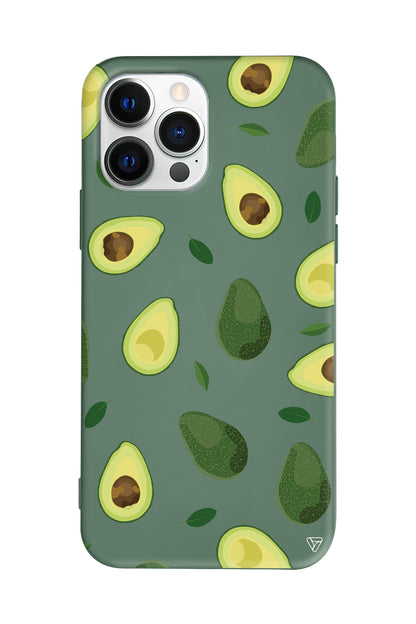 Avokadolar Lansman Model İçi Kadife Silikon Telefon Kılıfı