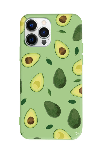 Avokadolar Lansman Model İçi Kadife Silikon Telefon Kılıfı