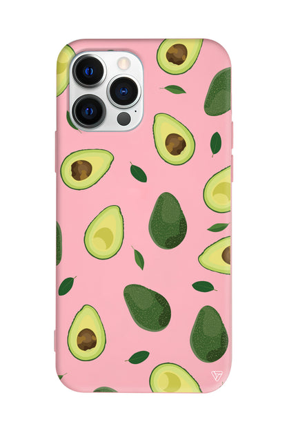Avokadolar Lansman Model İçi Kadife Silikon Telefon Kılıfı