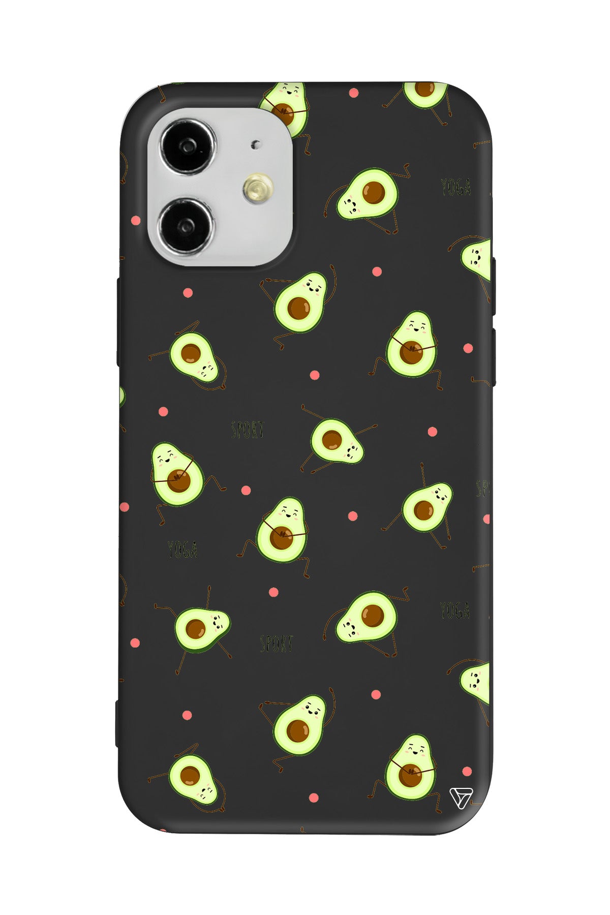 Sporty Avokado Lansman Model İçi Kadife Silikon Telefon Kılıfı