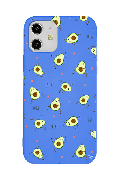 Sporty Avokado Lansman Model İçi Kadife Silikon Telefon Kılıfı