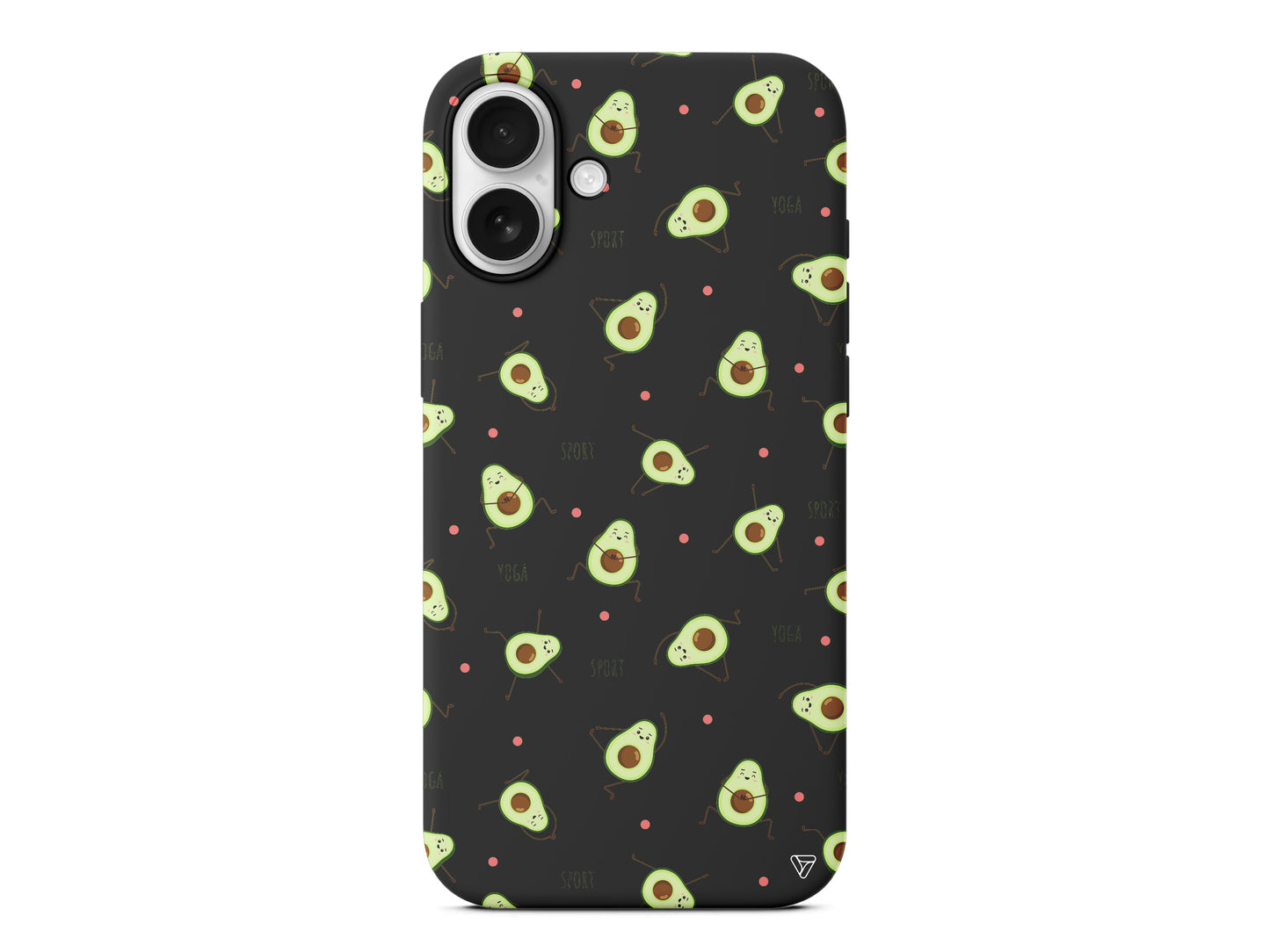 Sporty Avokado Lansman Model İçi Kadife Silikon Telefon Kılıfı – Plus Serisine Özel