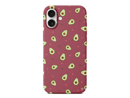 Sporty Avokado Lansman Model İçi Kadife Silikon Telefon Kılıfı