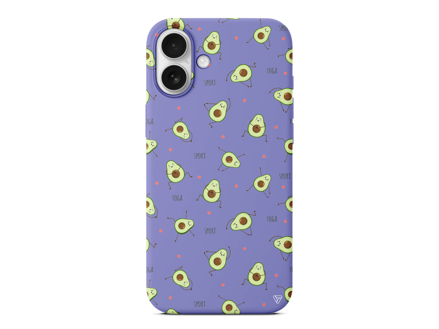 Sporty Avokado Lansman Model İçi Kadife Silikon Telefon Kılıfı