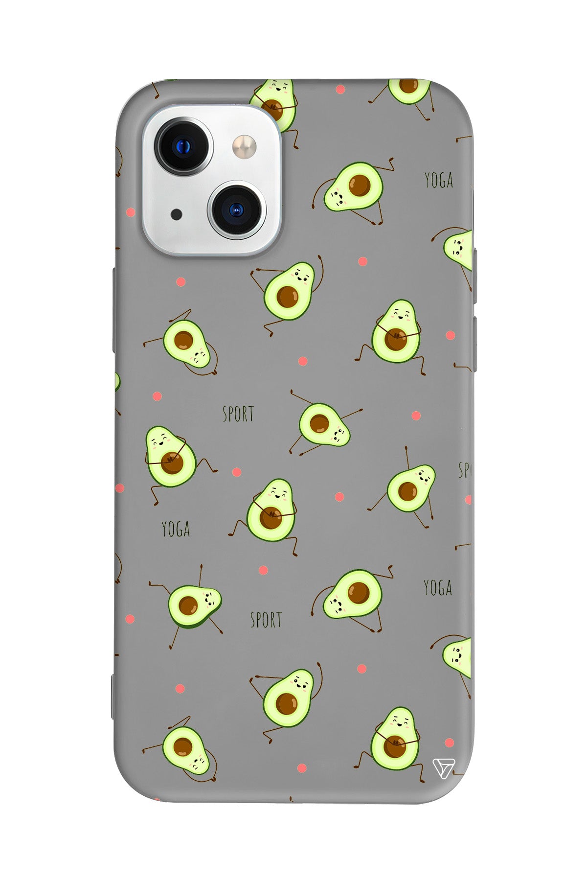 Sporty Avokado Lansman Model İçi Kadife Silikon Telefon Kılıfı – Plus Serisine Özel