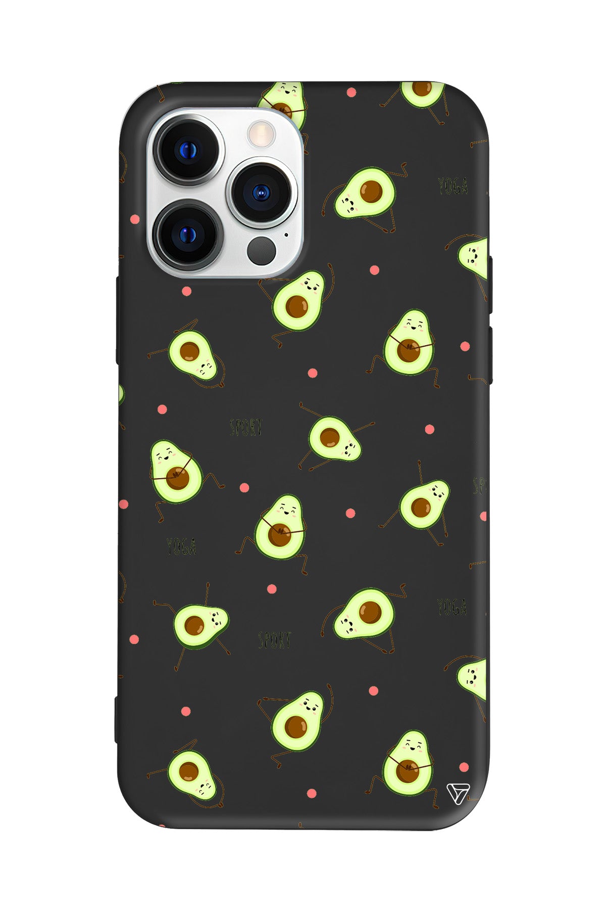 Sporty Avokado Lansman Model İçi Kadife Silikon Telefon Kılıfı