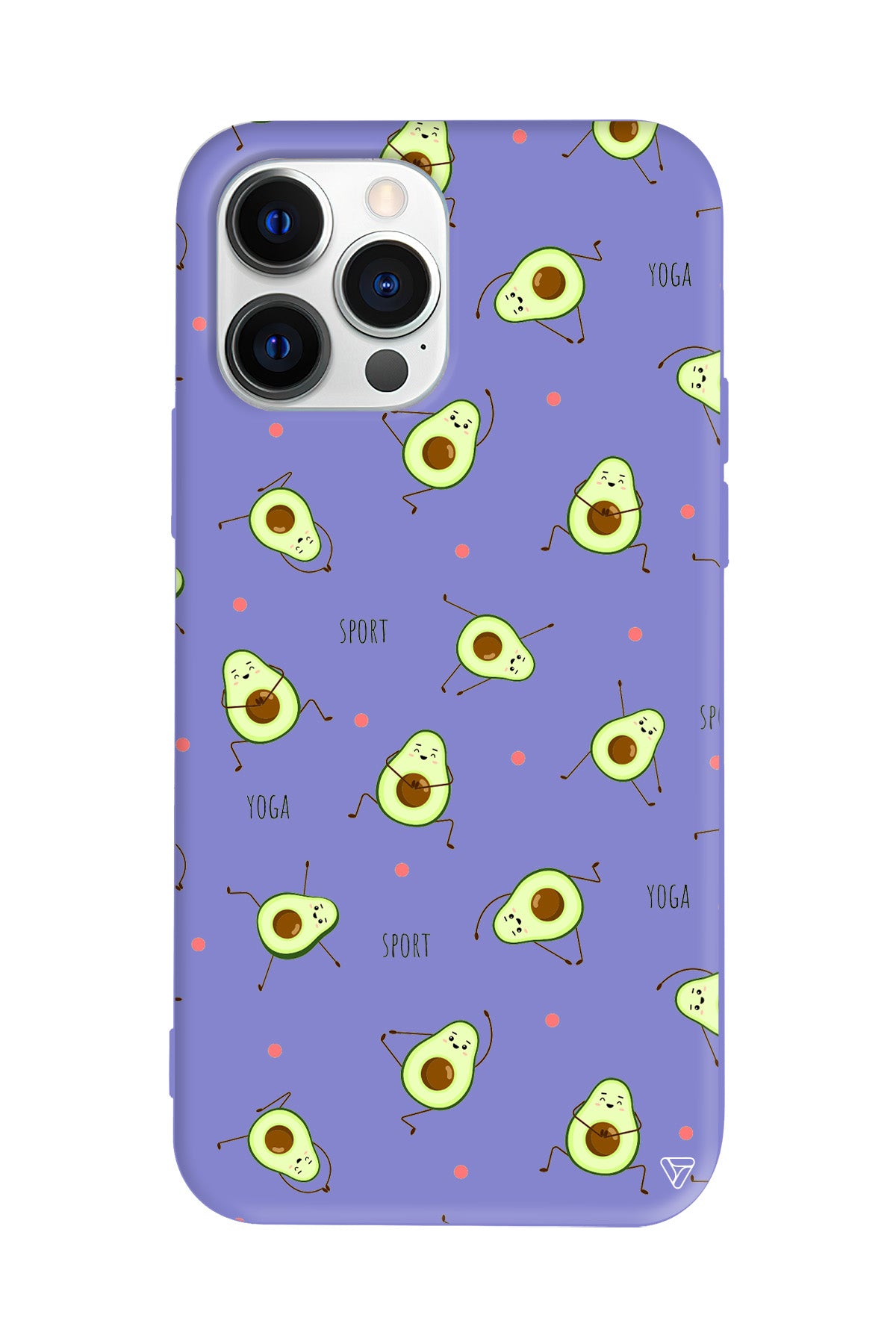 Sporty Avokado Lansman Model İçi Kadife Silikon Telefon Kılıfı