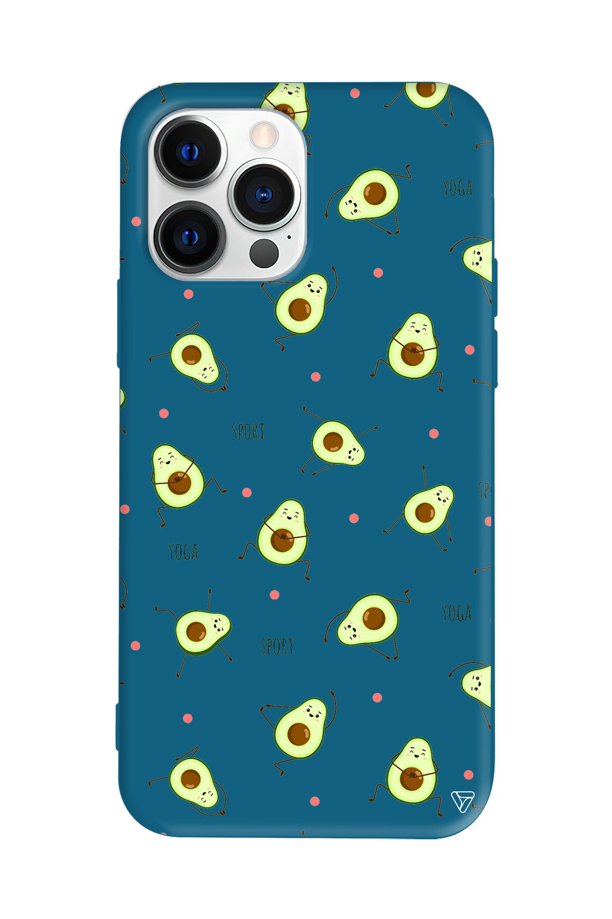 Sporty Avokado Lansman Model İçi Kadife Silikon Telefon Kılıfı