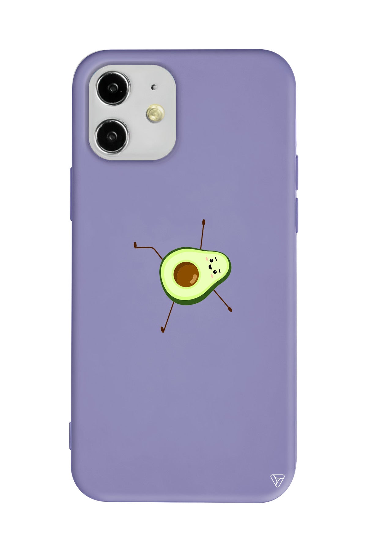 Lazy Avokado Lansman Model İçi Kadife Silikon Telefon Kılıfı
