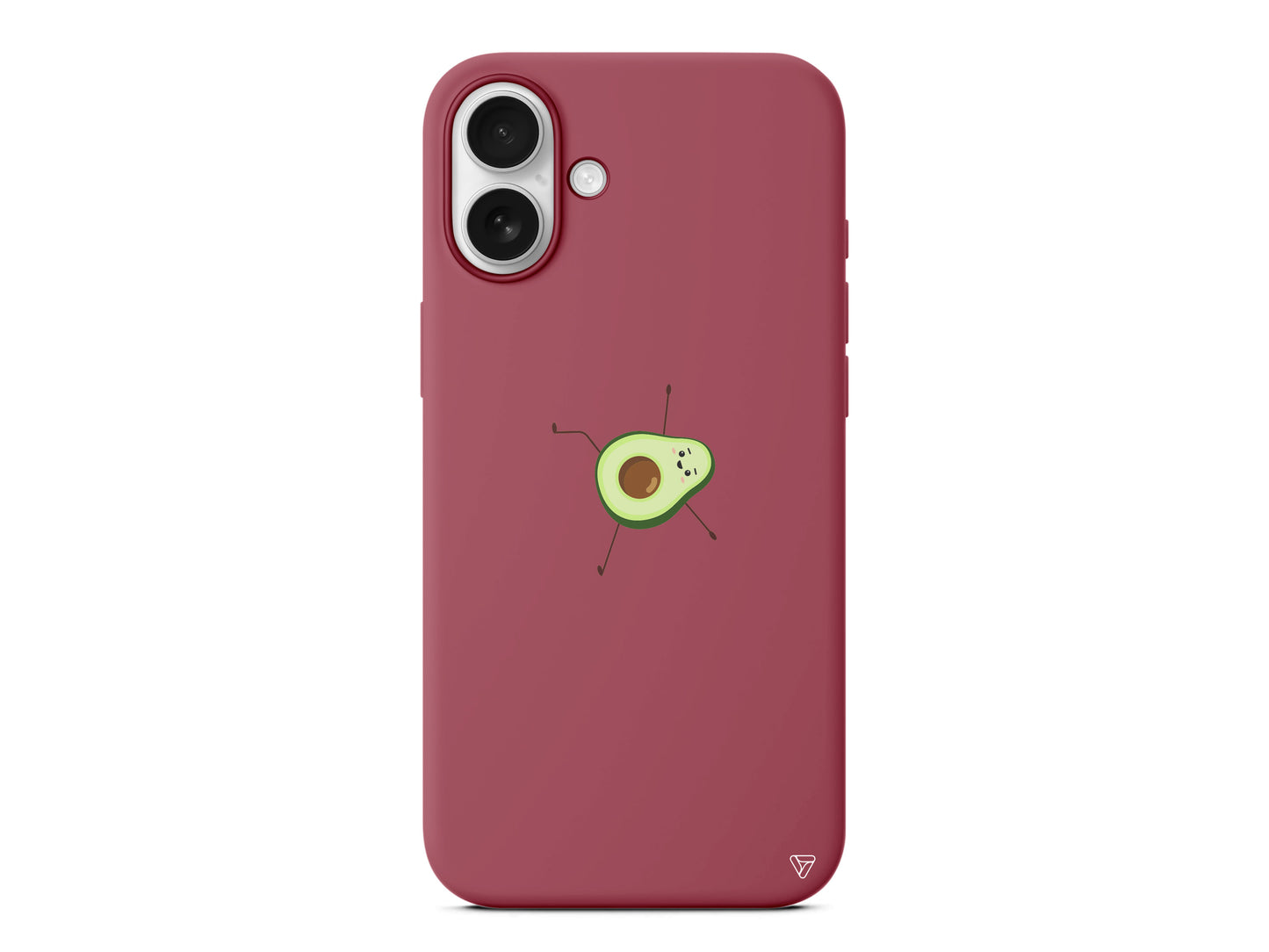 Lazy Avokado Lansman Model İçi Kadife Silikon Telefon Kılıfı