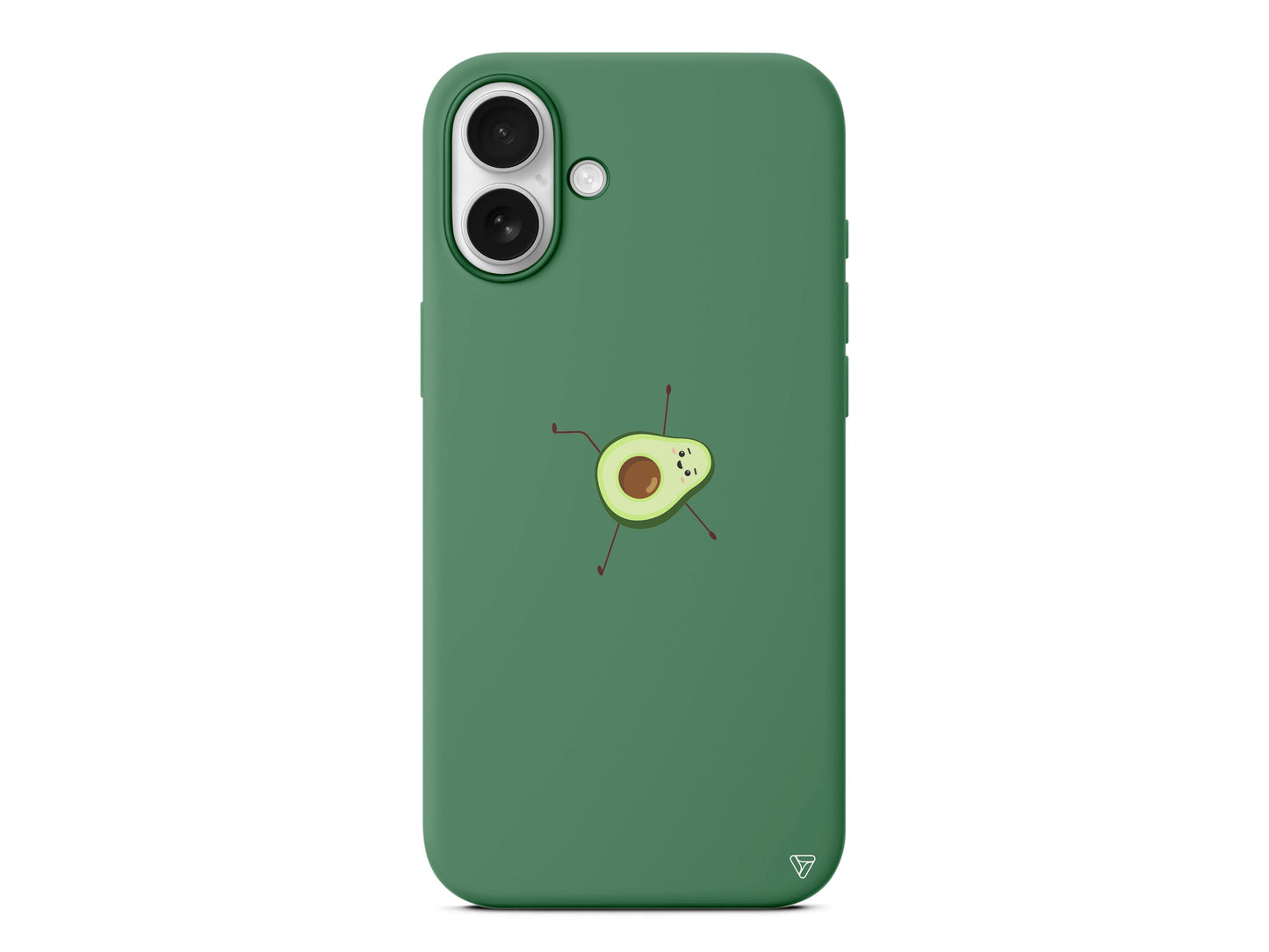 Lazy Avokado Lansman Model İçi Kadife Silikon Telefon Kılıfı