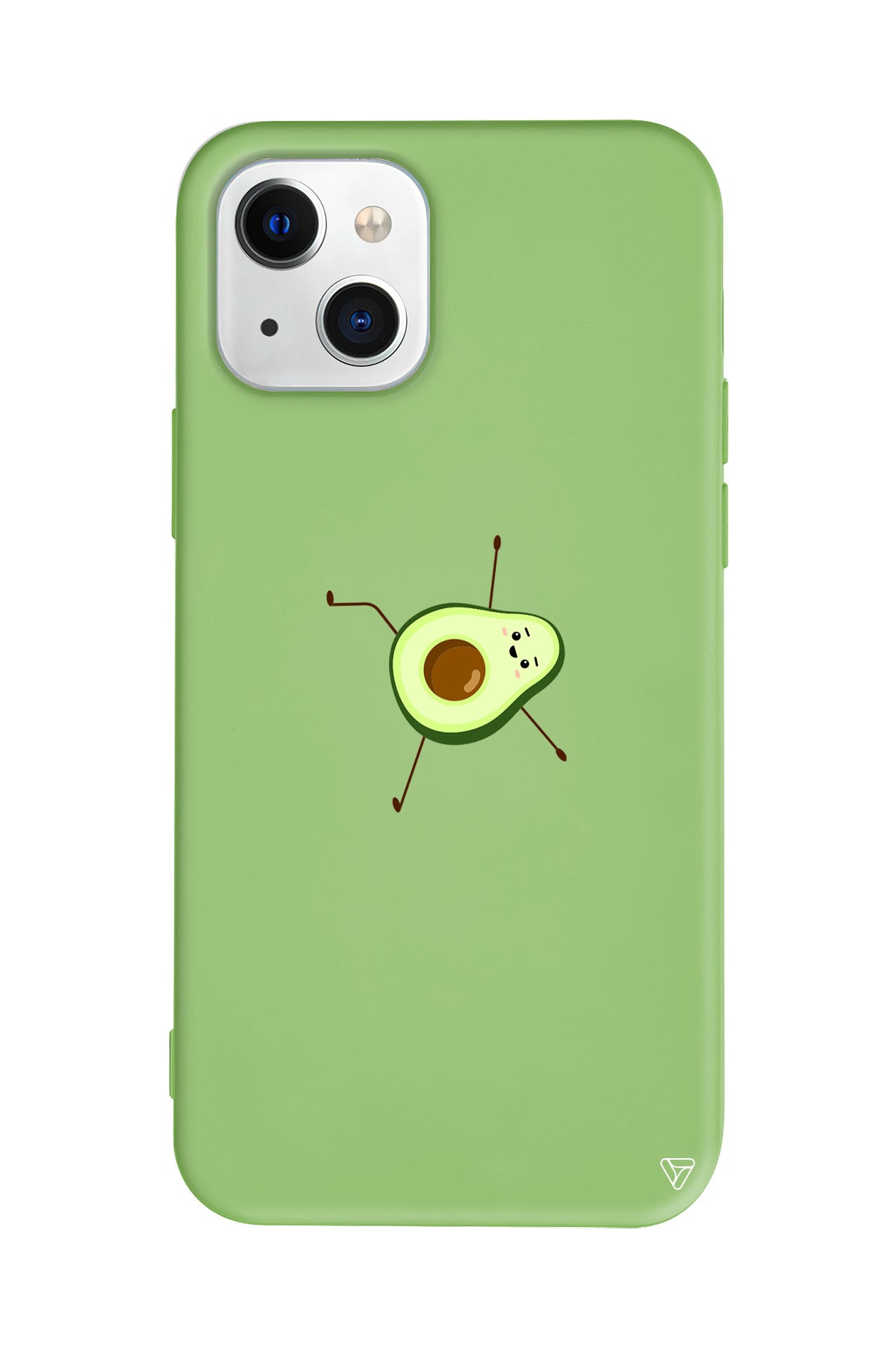 Lazy Avokado Lansman Model İçi Kadife Silikon Telefon Kılıfı