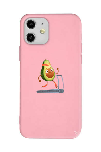 Avokado Run Lansman Model İçi Kadife Silikon Telefon Kılıfı