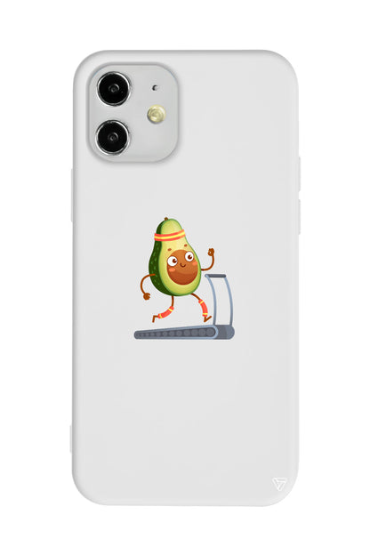 Avokado Run Lansman Model İçi Kadife Silikon Telefon Kılıfı