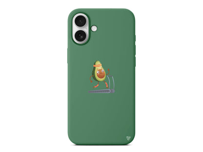 Avokado Run Lansman Model İçi Kadife Silikon Telefon Kılıfı