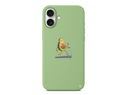 Avokado Run Lansman Model İçi Kadife Silikon Telefon Kılıfı