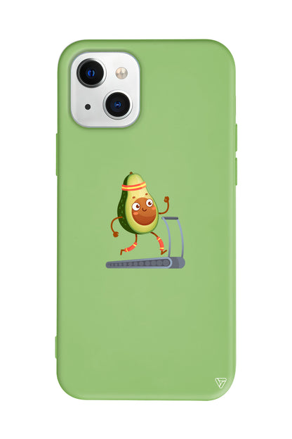 Avokado Run Lansman Model İçi Kadife Silikon Telefon Kılıfı – Plus Serisine Özel