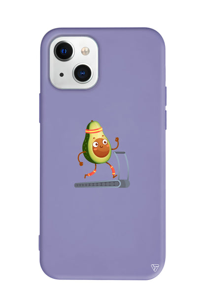 Avokado Run Lansman Model İçi Kadife Silikon Telefon Kılıfı