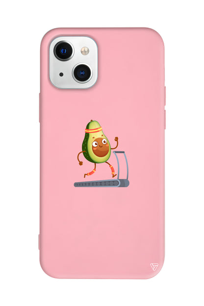 Avokado Run Lansman Model İçi Kadife Silikon Telefon Kılıfı – Plus Serisine Özel