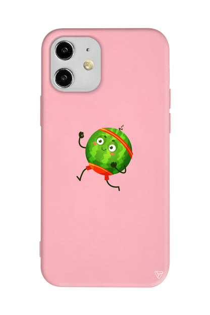 Athletic Melon Lansman Model İçi Kadife Silikon Telefon Kılıfı