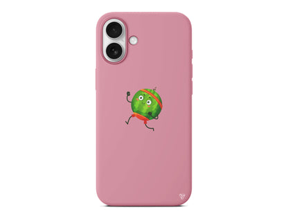 Athletic Melon Lansman Model İçi Kadife Silikon Telefon Kılıfı