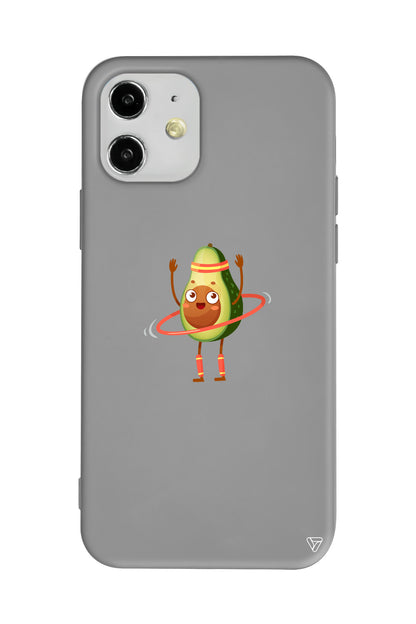 Fit Avokado Lansman Model İçi Kadife Silikon Telefon Kılıfı