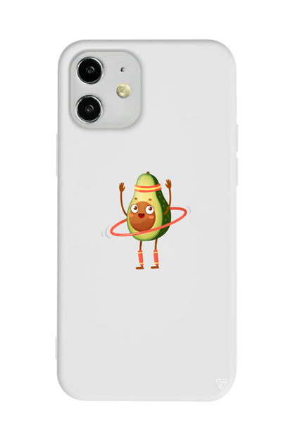 Fit Avokado Lansman Model İçi Kadife Silikon Telefon Kılıfı