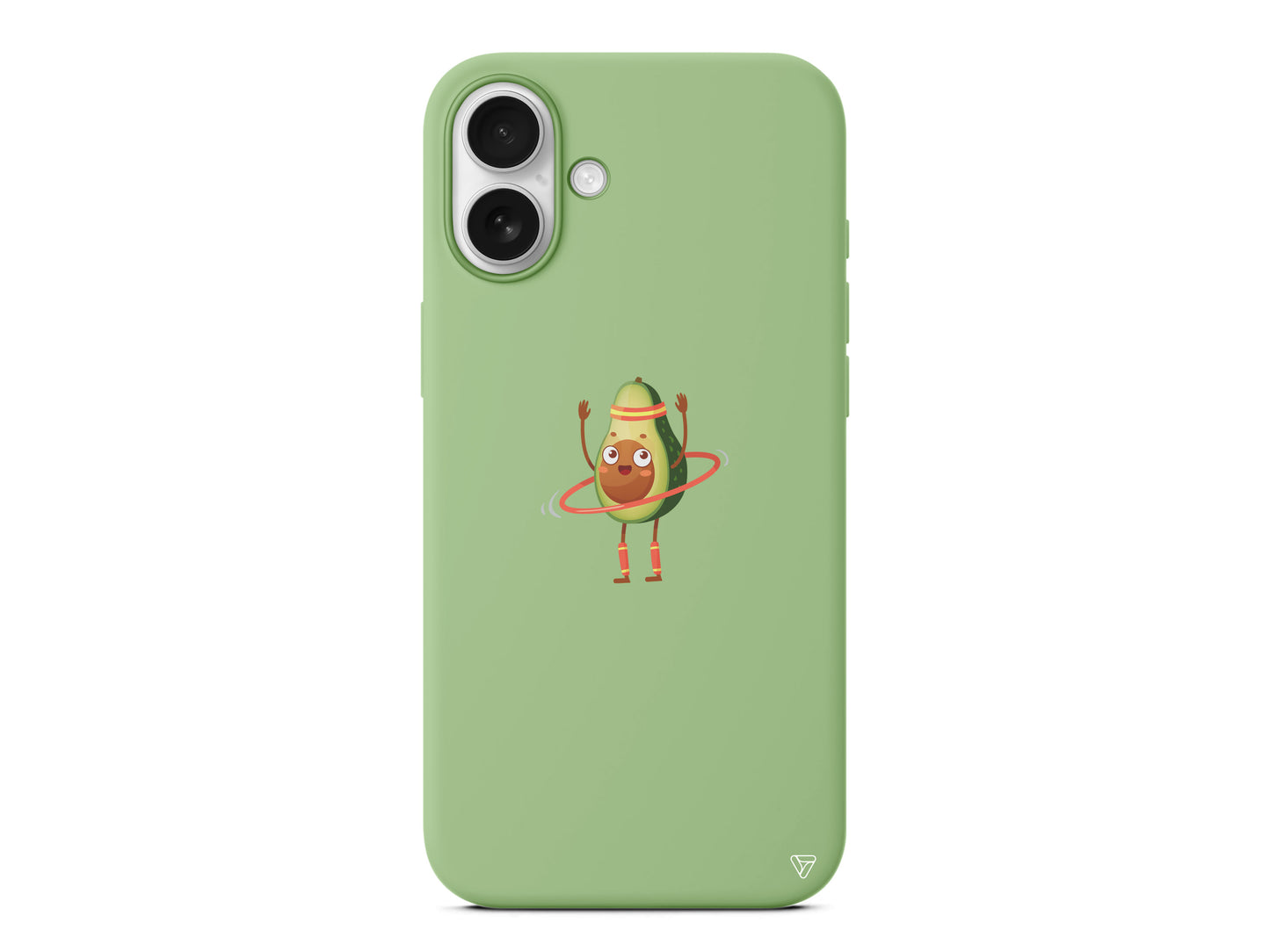 Fit Avokado Lansman Model İçi Kadife Silikon Telefon Kılıfı