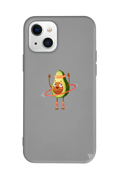 Fit Avokado Lansman Model İçi Kadife Silikon Telefon Kılıfı
