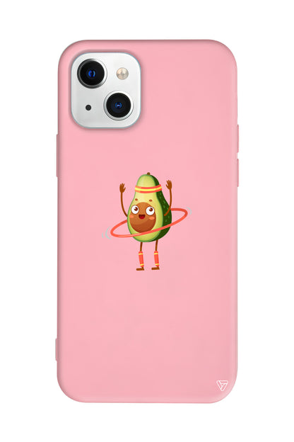 Fit Avokado Lansman Model İçi Kadife Silikon Telefon Kılıfı – Plus Serisine Özel