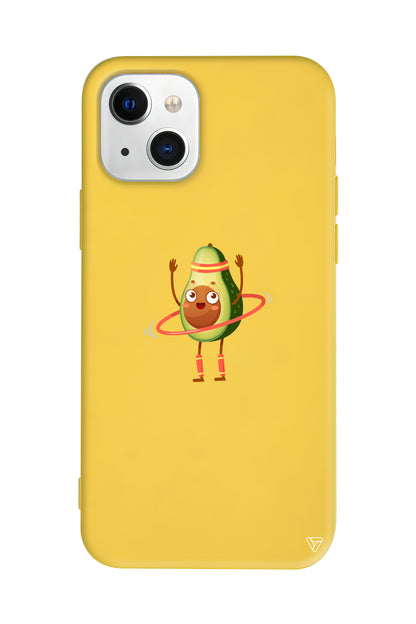 Fit Avokado Lansman Model İçi Kadife Silikon Telefon Kılıfı – Plus Serisine Özel