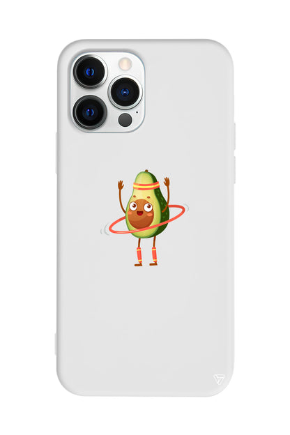 Fit Avokado Lansman Model İçi Kadife Silikon Telefon Kılıfı