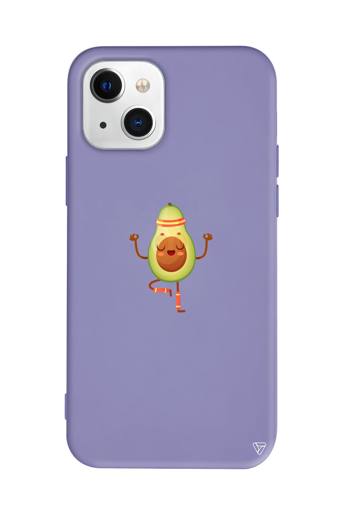 Peaceful Avokado Lansman Model İçi Kadife Silikon Telefon Kılıfı – Plus Serisine Özel