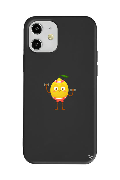 Muscular Lemon Lansman Model İçi Kadife Silikon Telefon Kılıfı