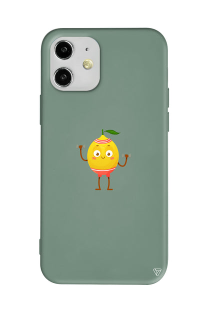 Muscular Lemon Lansman Model İçi Kadife Silikon Telefon Kılıfı