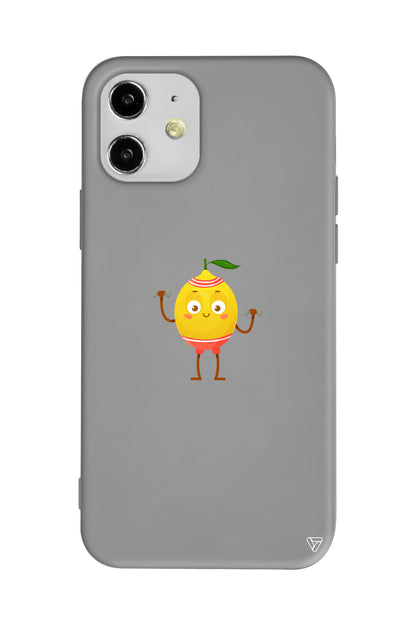 Muscular Lemon Lansman Model İçi Kadife Silikon Telefon Kılıfı