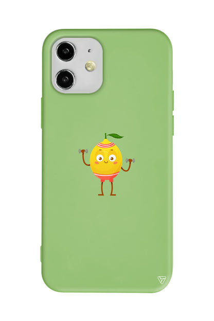 Muscular Lemon Lansman Model İçi Kadife Silikon Telefon Kılıfı