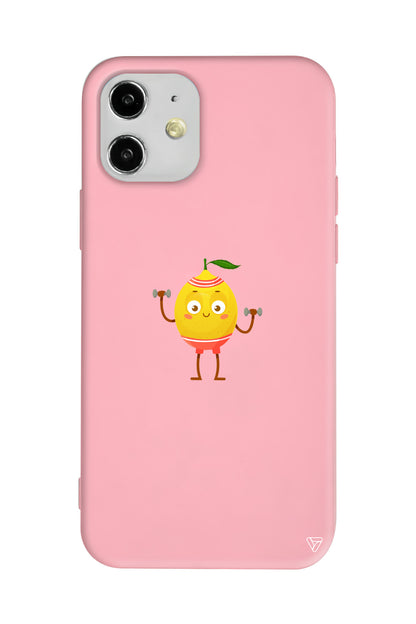 Muscular Lemon Lansman Model İçi Kadife Silikon Telefon Kılıfı