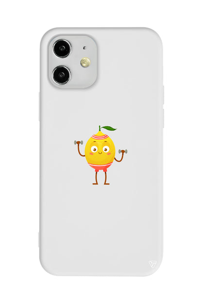 Muscular Lemon Lansman Model İçi Kadife Silikon Telefon Kılıfı